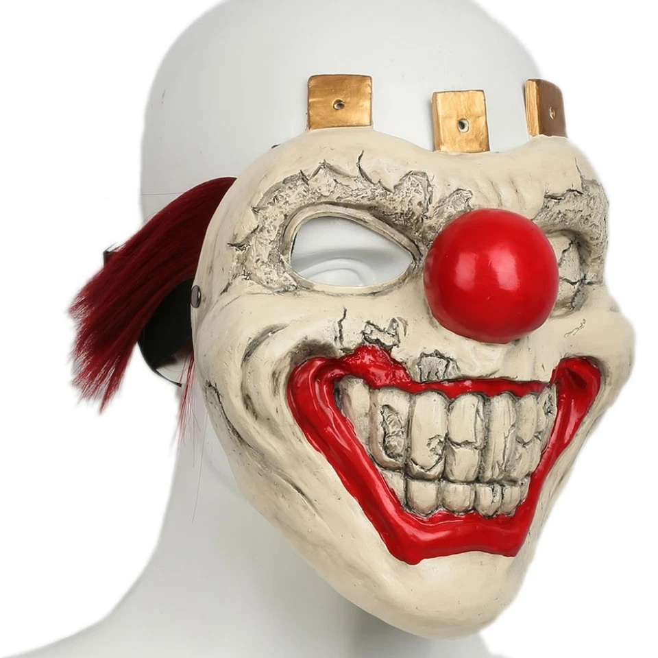 Twisted Metal Sweet Tooth Cosplay Mask Resin Killer Clown Cosplay Mask Halloween - Image 2 of 4