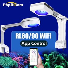 PopBloom RL60 RL90 LED Reef Lighting Unit App Control Marine Aquarium Fish Tank
