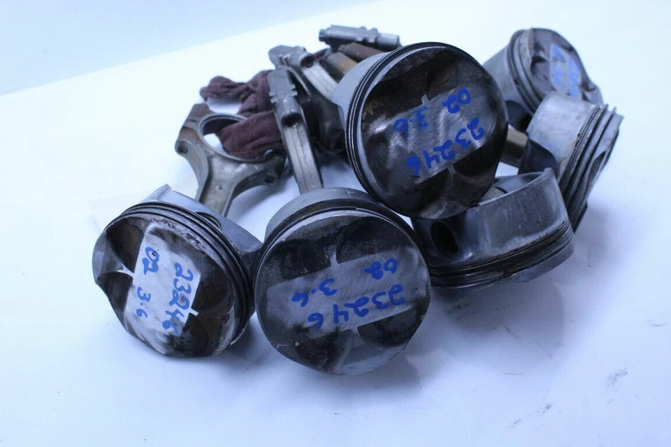 2002-2004 Porsche 911 996 3.6 Piston Set & Connecting Rods 99610305219 OEM Used Foto 3 de 4