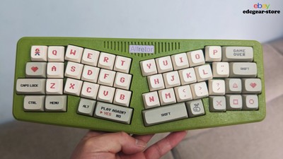 Mini 40% Alice Mechanical Keyboard RGB+Vial--3D Print Custom Colors & Nameplate