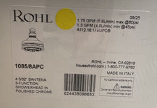 Rohl 1085/8APC Santena 3-Function Showerhead - Polished Chrome READ
