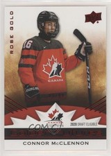 2020-21 Team Canada Juniors Golden Futures Rose Gold 9/99 Connor McClennon o1h