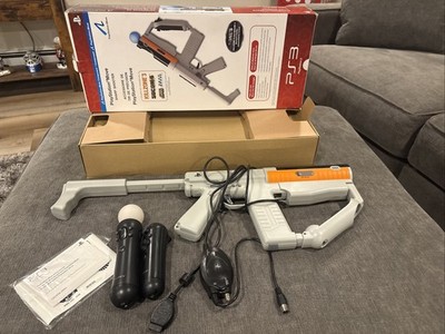 Sony PlayStation 3 PS3 Move Sharp Shooter Bundle - Includes Motion & Navigation
