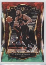 2020-21 Select Premier Level Red White Green Cracked Ice Prizm Aron Baynes 0l4h