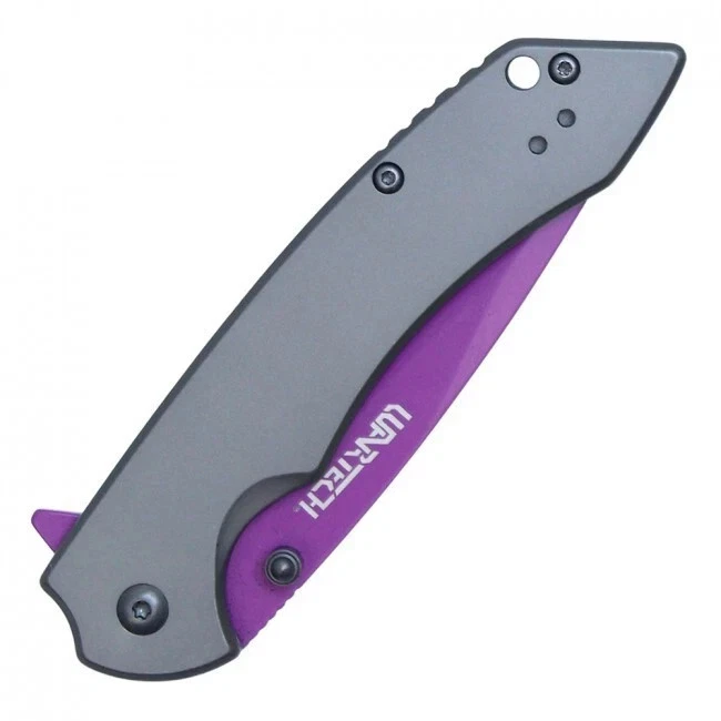 ОТКРЫТЫЙ КАРМАННЫЙ НОЖ 8 ДЮЙМОВ - ФИОЛЕТОВЫЙ - Изображение 2 из 3