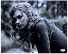 Imogen Poots Signed Autographed 11x14 Photo Snow Scene ACOA
