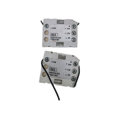 2 Thyssenkrupp Elevator Red Led Pushbutton Contac 18082103.RED