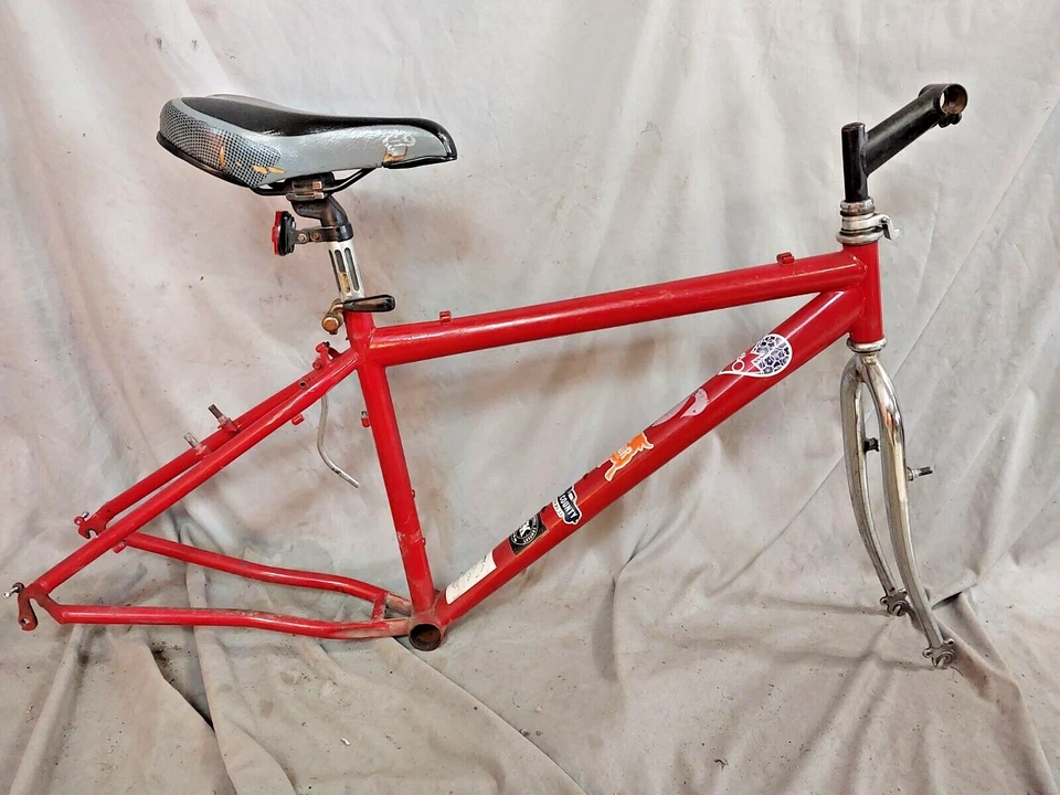 1980s Gary Fisher MTB Bike Frame 15.5" Small Hardtail Rigid Cantilever Steel - Image 3 of 4