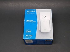 Linksys AC750 Boost Dual-Band Wi-Fi Gigabit Range Extender Repeater RE6300