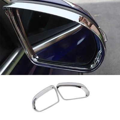 Chrome Frame Cover Fit For Benz GLB 2020~2022 2PCS Rear View Side Door Mirror