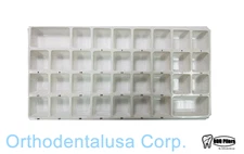 EMPTY Organyzer BOX FOR molar BANDS # 1-32 / ORTHODONTICS Orthodentalusa Corp. 