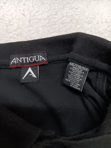 ANTIGUA MENS 2XL XXL BLACK ARIZONA DIAMONDBACKS SHORT SLEEVE GOLF POLO SHIRT - Picture 8 of 12