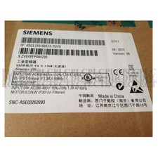 NEW Siemens 6SL3210-5BE13-7UV0 Inverter 0.37KW 380V