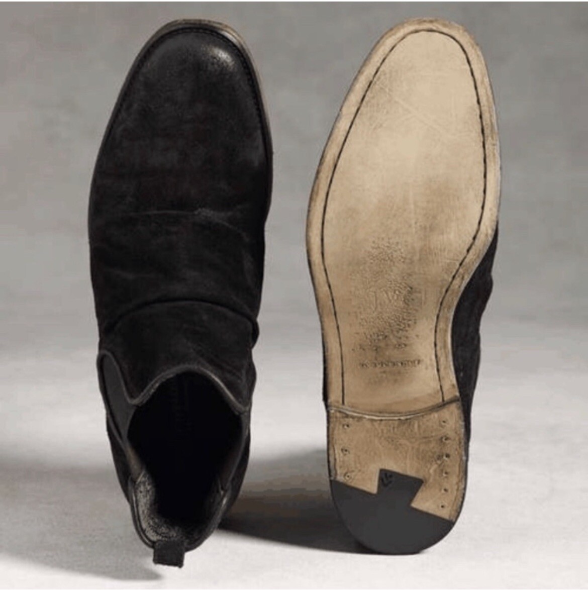 $698 John Varvatos Collection Fleetwood Sharpei Chelsea Boot 