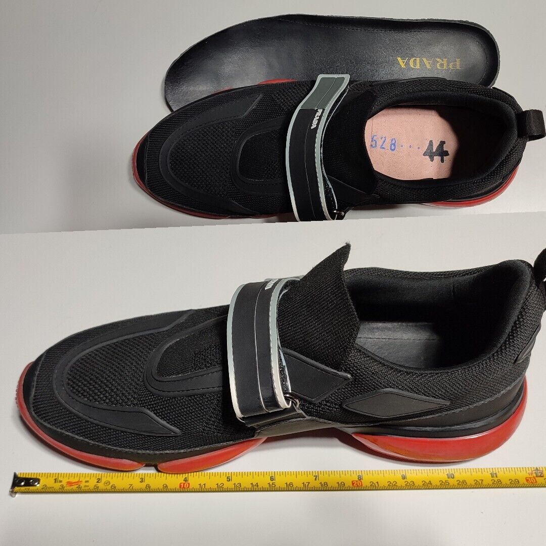 PRADA #518 cloud bust carry over low cut sneakers 44 black PRADA #518 cloud bust carry over low cut sneakers 44 black
