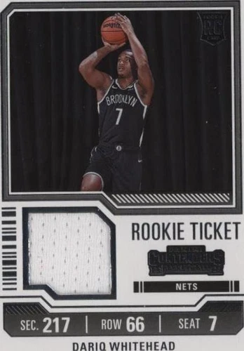 2023-24 Panini Contenders - Dariq Whitehead #RTS-DRQ