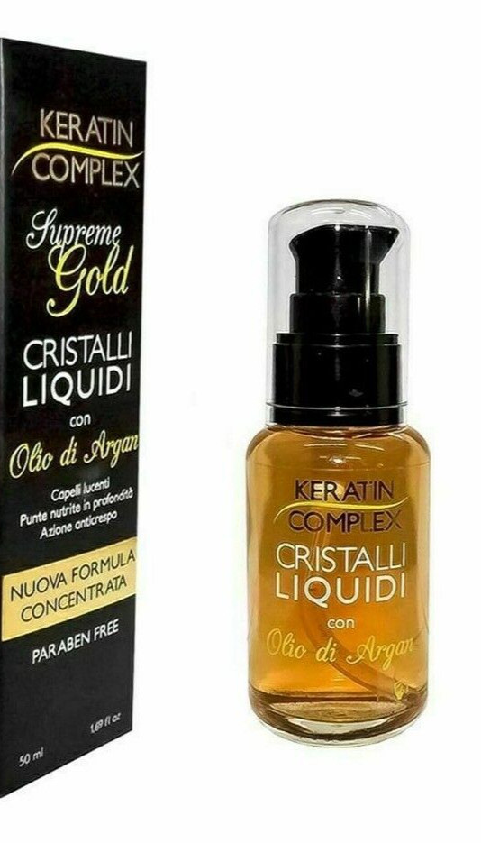 Cristalli Liquidi Per Capelli Lucenti Punte Nutrite e Anticrespo Olio Di Argan  