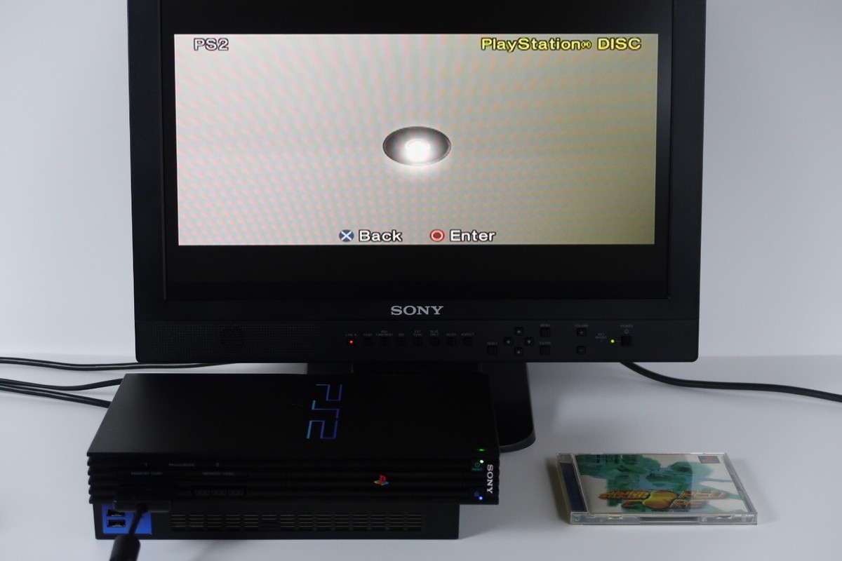 SONY PlayStation 2 PS2 ZEN BLACK Console SCPH-37000 Box