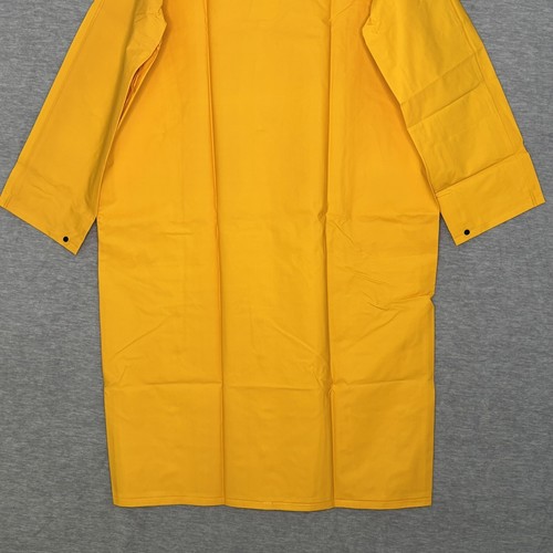 Vintage Plastex gelbe Regenjacke Mantel Industrial strapazierfähig wasserdicht XL - Bild 10 von 12