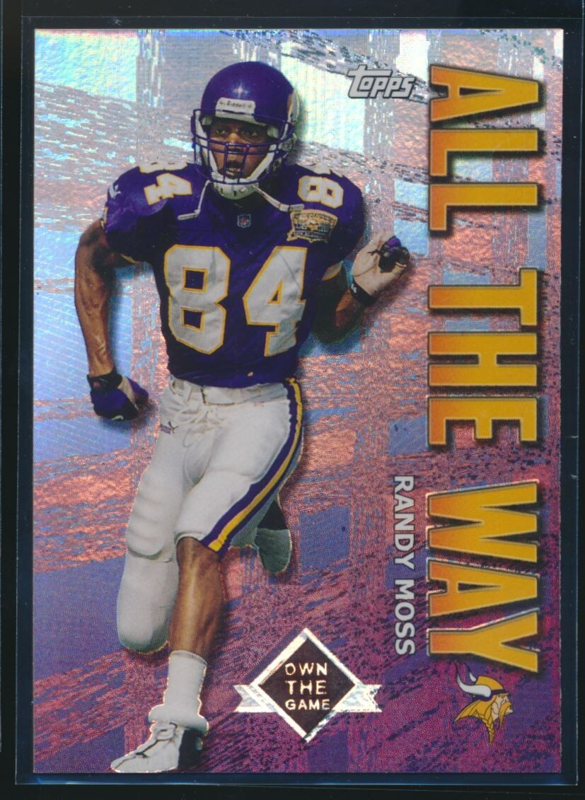 2001 TOPPS RANDY MOSS OWN THE GAME ALL THE GAME MINNESOTA VIKINGS #AW5