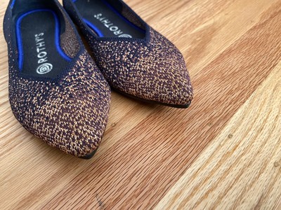 midnight metallic rothys