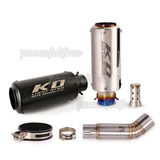 For Suzuki GSR750 Exhaust System Middle Link Pipe Connection Muffler DB Killer