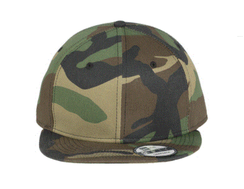 Cappello/Berretto CAMO New Era NE400 9Fifty con Arcobaleno Gay Pride LGBTQ Bandiera USA Tesa Piatta - Foto 3 di 5