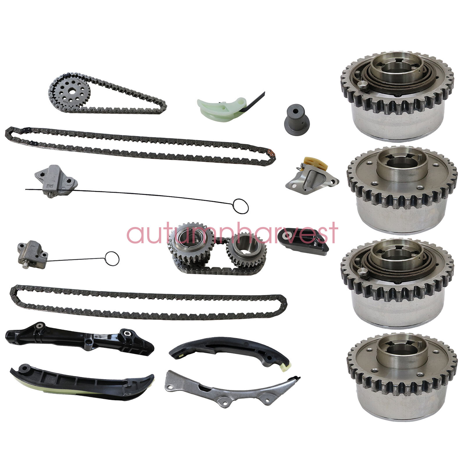Timing Chain Kit Camshaft Sprocket Fit Maserati Quattrop Ghibli S Levante S 3.0L
