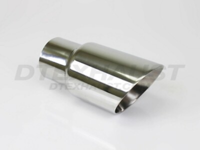 DT-304080DW DOUBLE WALL ANGLE STAINLESS TIP 2.5'' INLET 4'' OUTLET 8.5'' LONG