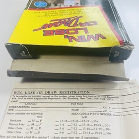 Win Lose or Draw &mdash; NES Nintendo Game Original Authentic BOX and Insert
