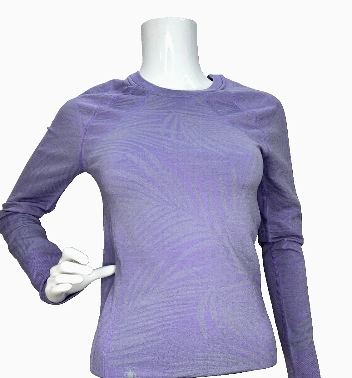Smartwool Intraknit Thermal Merino Crew Base Layer Top Women's NWT Medium Violet