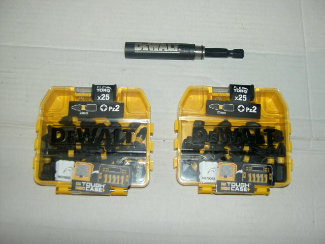 DEWALT DT70556T-QZ PZ2 25mm Torsion Impact Driver Screwdriver Bits - 50 Pack