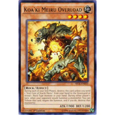 Koa'ki Meiru Overload - SECE-EN033 - Rare - 1st Edition x1 - Near Mint