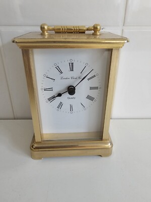  Vintage Kamin Kutschenuhr. London Clock Co Quartz Uhr 