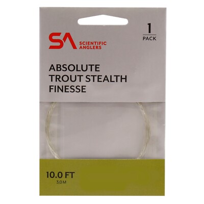 Scientific Anglers Absolute Trout Stealth Finesse 10 FT Leader - All ...