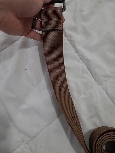 Marine Corps MCMAP Belt - USMC Utility Belt - Military Issue - Brown - 43" - Picture 3 of 4