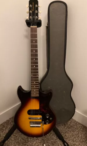Vintage 1965 Epiphone Olympic Special Electric Guitar with case