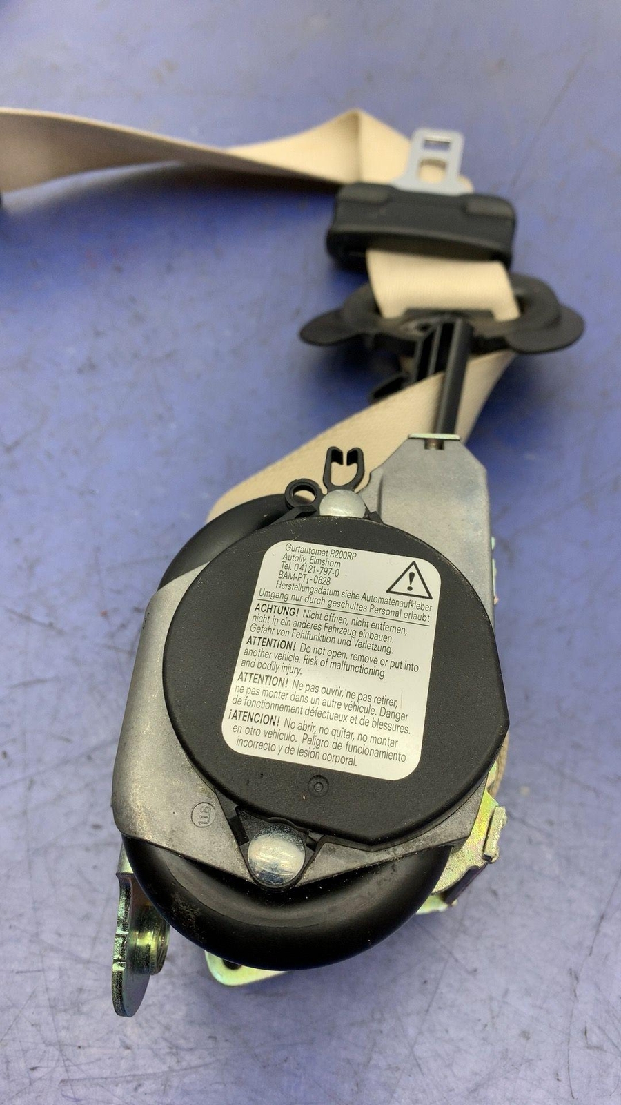 2014 - 2016 MASERATI GHIBLI M157 OEM LEFT FRONT SEAT BELT RETRACTOR 6700174360