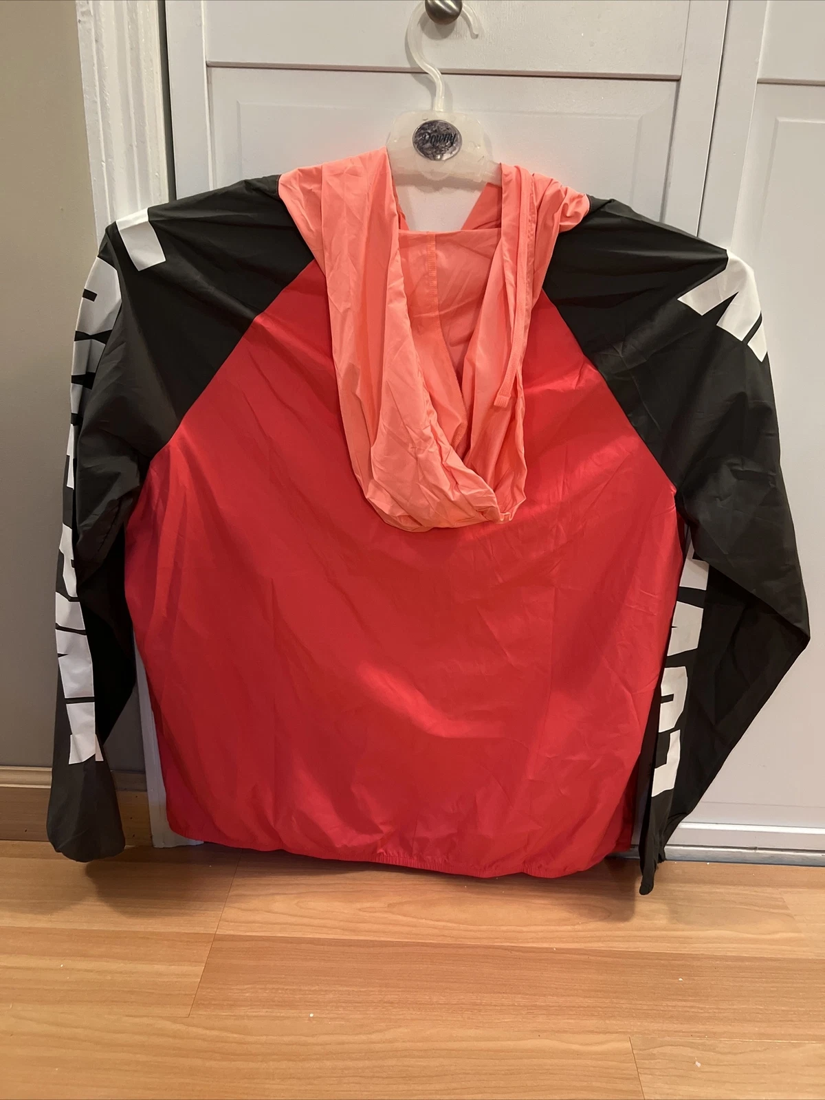 UNDERCOVER Giacca a vento donna PINK VICTORIA’S SECRET con cappuccio M L pullover giacca anorak