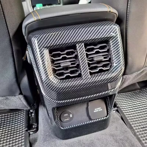 Carbon Fiber/Orange Rear Air Vent Outlet Cover Trim For Ford Ranger 2023 2024 - Bild 7 von 17