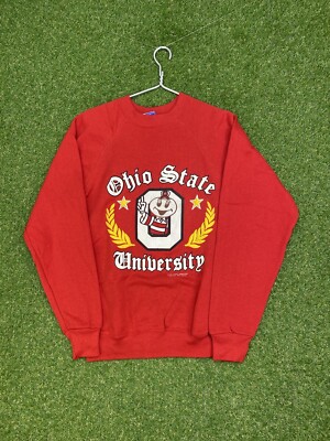 Vintage Ohio State Sweatshirt Mens Medium 1988 Buckeyes USA OSU University 80s