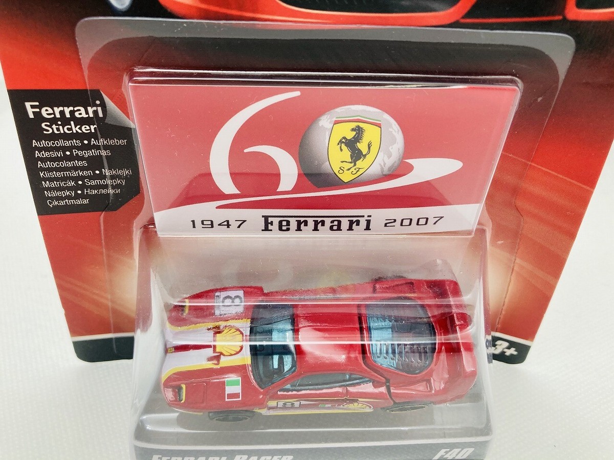 Hot Wheels Ferrari RACER F40 Red | eBay
