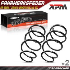 2x Federn Fahrwerksfeder Vorne für Renault Laguna II +Grandtour 1.6L 1.8L 2.0L