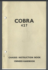 427 Cobra Chassis Instruction Manual Owners M...