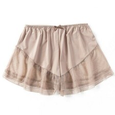 Women Lace Panties Underpants Pajamas Shorts Elastic Waist Ruffle Underwear