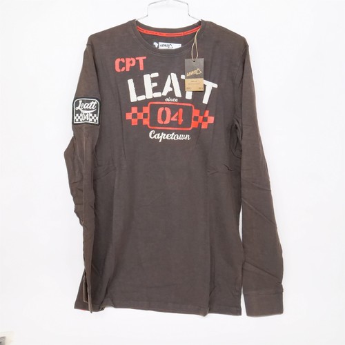 Leatt Heritage Tee Shirt Men's M Long Sleeve Brown
