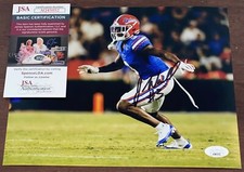 Jason Marshall Jr Signed Autographed 8x10 Photo Florida Gators Football JSA N4