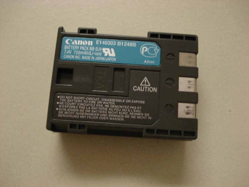 Batteria Agli Ioni Di Litio 7,4V 800 MAh Per Canon NB-2LH / NB-2L – Compatibile Con EOS 350D, PowerShot G7, HV30 E Molte Altre
