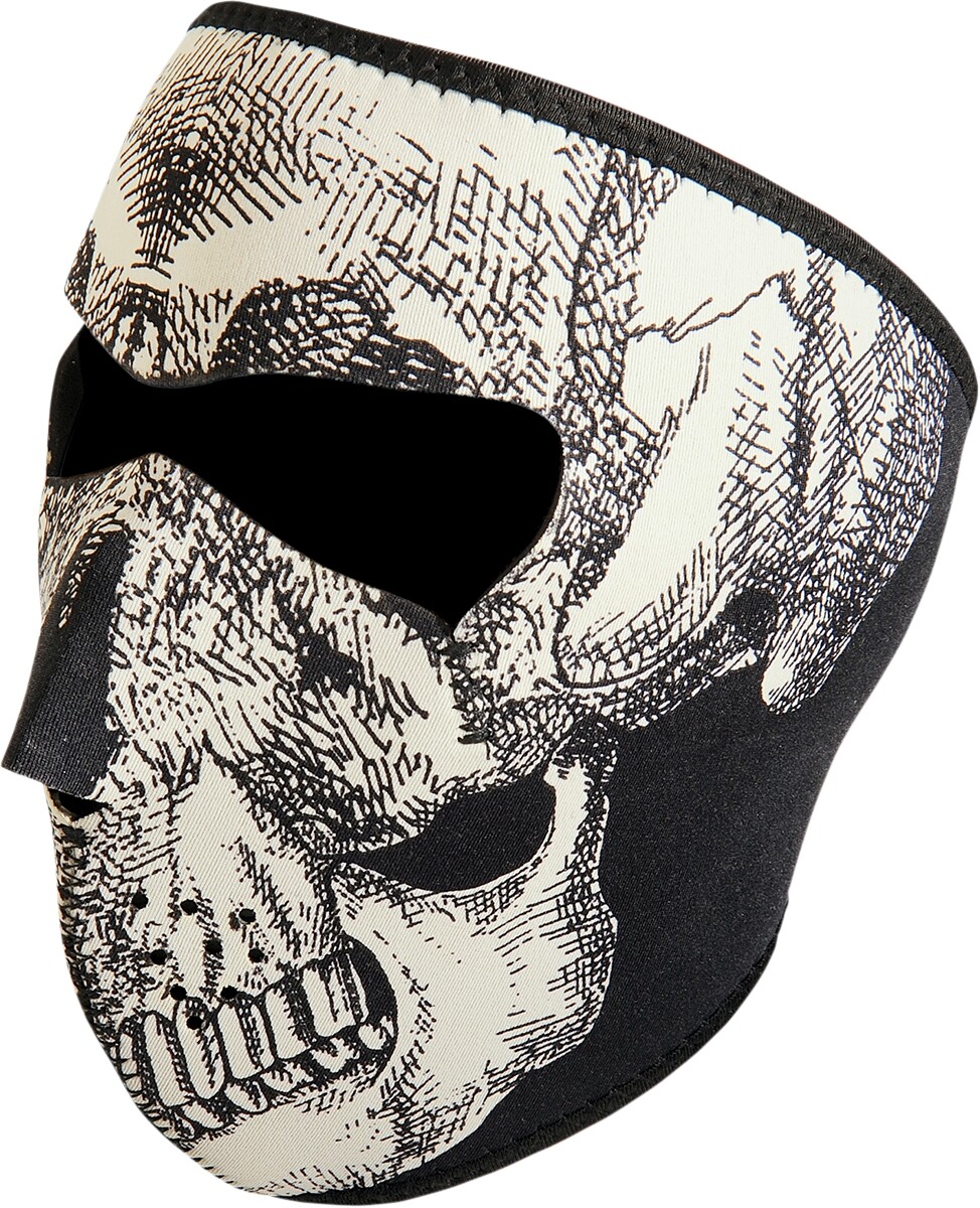 Zan Headgear Oversized Neoprene Face Mask Full Face Skull