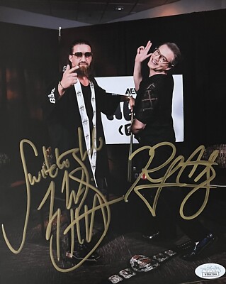 Autogramm HollyHood Hayley 8x10 Promo Handsigned Pro Wrestling Pose 3 COA